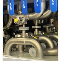 شیر دیافراگمی استیل مدل u یو